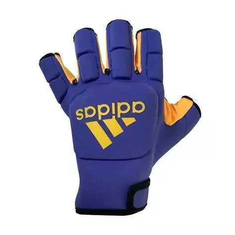 GUANTE PARA HOCKEY ADIDAS OD GLOVE AZUL Y AMARILLO