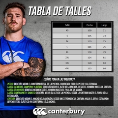 REMERA DE ALGODON CANTERBURY NEGRA PRINTED - tienda online