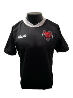 CAMISETA DE RUGBY FLASH ARKANSAS USA - NEGRO - comprar online