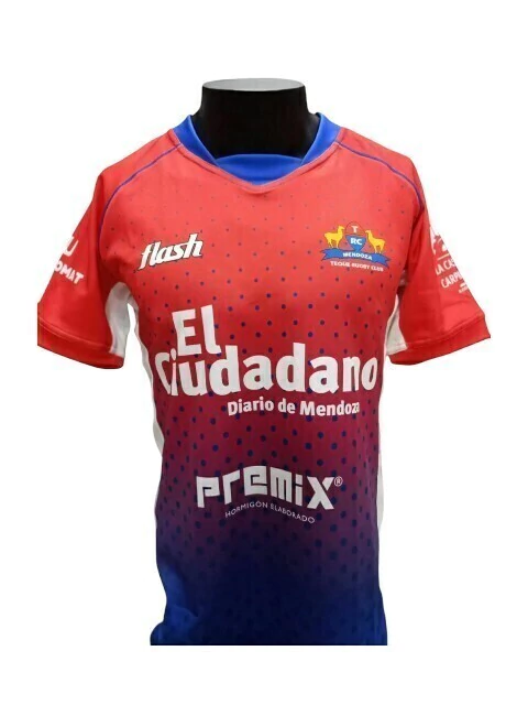 FLASH TEQÛE RC (MENDOZA) ALTERNATE RUGBY JERSEY WITH SPONSOR - buy online