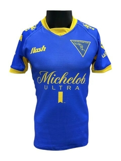 CAMISETA DE RUGBY FLASH LA PLATA ALTERNATIVA CON NÚMERO Y/O SPONSOR - comprar online