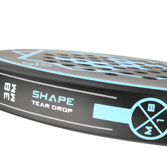 PALETA DE PADDLE MALIK MB1 3K TEAR DROP 100% CARBONO - comprar online