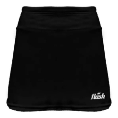 POLLERA DE HOCKEY CON CALZA FLASH NEGRO KIDS - comprar online