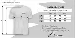 REMERA DE ALGODON KING SIZE SUDAFRICA RUGBY SPRINGBOKS LIONS XV - In Goal Tienda
