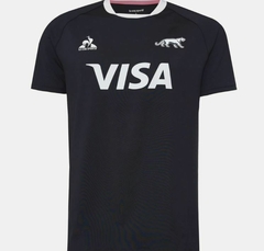 CAMISETA DE RUGBY LE COQ SPORTIF LOS PUMAS ENTRENAMIENTO NEGRA - comprar online