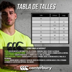 SHORT DE RUGBY URBA ARBITRO CON BOLSILLO CANTERBURY en internet