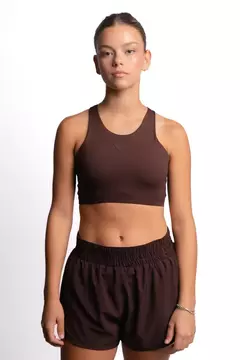 TOP DEPORTIVO REVERSE REVES MARRON - comprar online