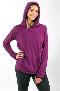 BUZO CANGURO MICROPOLAR LECH TK VIOLETA - comprar online