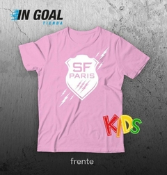 REMERA ALGODON KIDS SF PARIS IN GOAL