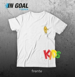 REMERA ALGODON LAS LEONAS BLANCA IN GOAL (KIDS)