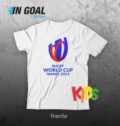 REMERA ALGODON KIDS RUGBY WORLD CUP IN GOAL