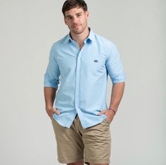 CAMISA OXFORD REGULAR CELESTE CANTERBURY
