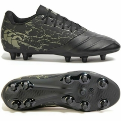 BOTINES DE RUGBY CANTERBURY PHOENIX GENESIS TEAM FG BLK/GRY (PLASTICO - INFANTILES)