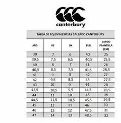 BOTINES DE RUGBY CANTERBURY PHOENIX GENESIS PRO SG BLU/BK/GRY 6 STUD (ALUMINIO) - comprar online