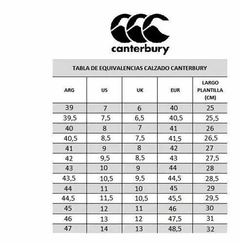 Imagen de BOTINES DE RUGBY CANTERBURY STAMPEDE TEAM SG AU BLU/BLK (FORWARDS)