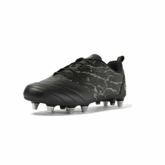 BOTINES DE RUGBY CANTERBURY STAMPEDE TEAM SG AU BLK/GRY 8 STUD (ALUMINIO - FORWARDS)