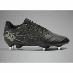 Imagen de BOTINES DE RUGBY CANTERBURY PHOENIX GENESIS TEAM SG BLK/GRY 6 STUD (ALUMINIO)
