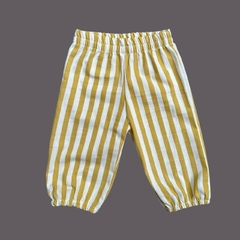 Pantalón rayas mostaza - comprar online