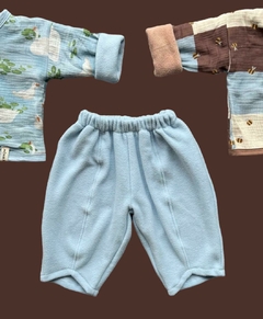 Pant slouchy polar celeste - comprar online