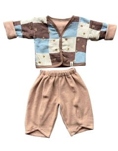 Saquito reversible Bees + polar beige en internet