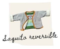 Image of Saquito reversible corderito + verde - (copia)