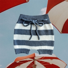 Short tejido Marino azul