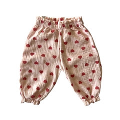 Pantalón de gasa Corazón - comprar online