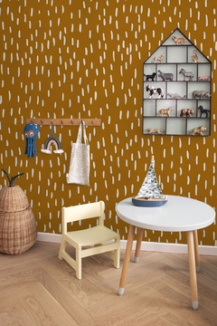 MURAL PINTITAS (base avellana y pintitas crema) - comprar online