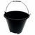 Balde Pvc Para Concreto Preto 12Lts - Bestfer
