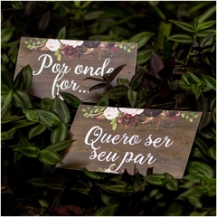 PLACAS CADEIRAS DOS NOIVOS - comprar online