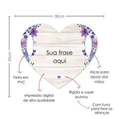 PORTA ALIANÇAS CASAMENTO CORAÇÃO COM APOIOS - comprar online