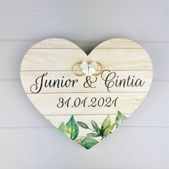 PORTA ALIANÇAS CASAMENTO