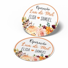 ADESIVO CORTE DA GRAVATA PERSONALIZADO COM FLORES
