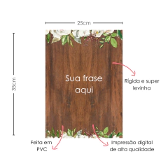 PLAQUINHA DECORATIVA PARA CASAMENTO - comprar online
