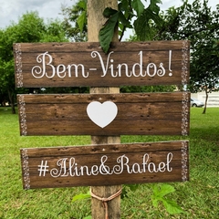 PLACAS CASAMENTO INDICATIVAS SINALIZAÇÃO