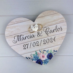 PORTA ALIANÇAS CASAMENTO