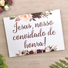 PLACA ENTRADA DOS NOIVOS PERSONALIZADA - comprar online