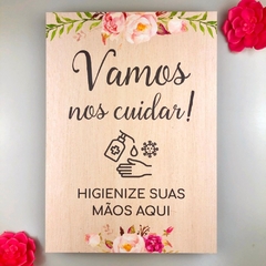 PLACA VAMOS NOS CUIDAR