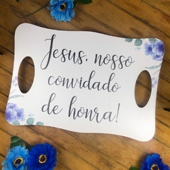 PLACA COM APOIOS ENTRADA DOS NOIVOS - comprar online