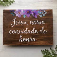 PLACA ENTRADA DOS NOIVOS PERSONALIZADA - comprar online