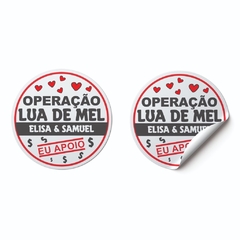 ADESIVO CORTE DA GRAVATA NOMES DOS NOIVOS