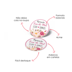 ADESIVO CORTE DA GRAVATA PERSONALIZADO COM FLORES - comprar online