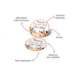 ADESIVO CORTE DA GRAVATA PERSONALIZADO COM FLORES - comprar online