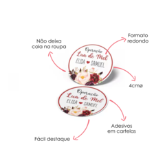 ADESIVO CORTE DA GRAVATA PERSONALIZADO COM FLORES - comprar online