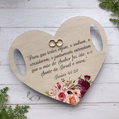 PORTA ALIANÇAS PERSONALIZADO
