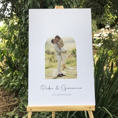 PLACA ASSINATURA CASAMENTO RECEPÇÃO