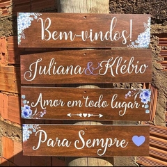 PLACAS CASAMENTO INDICATIVAS SINALIZAÇÃO