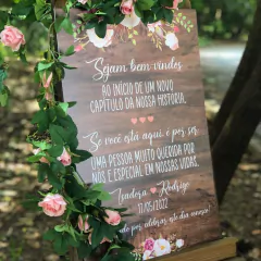 PLACA SEJAM BEM VINDOS