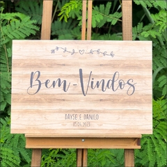 PLACA RECEPÇÃO PERSONALIZADA - comprar online