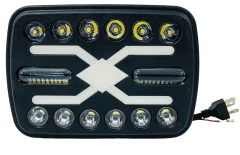 FARO RECTANGULAR 7 PULGADAS H4 ALTA BAJA 12V 24V en internet